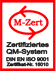 M-Zert Qualitätsmangement zertifiziert