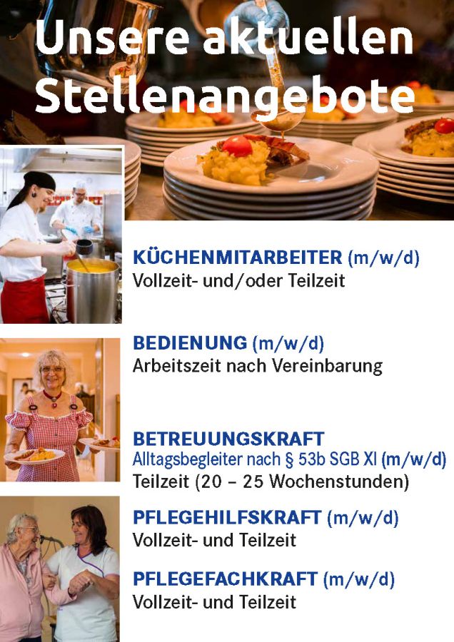 Unsere aktuellen Stellenangebote